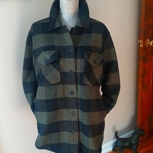 RDI Black and Brown Checkered Utility Jacket